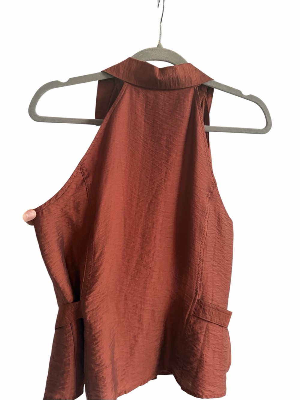 LOFT Belted Cutaway Vest Top size Small NWT - Picture 6 of 10
